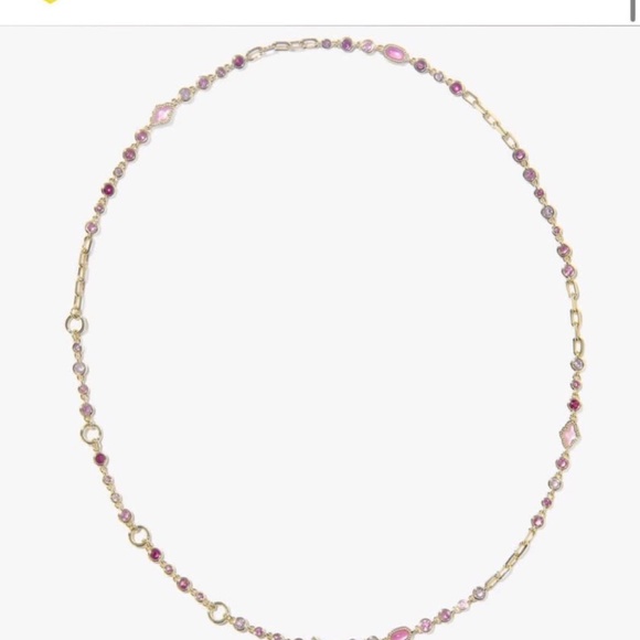 Kendra Scott Mini Elisa Abbie Gold Convertible Strand Necklace - Picture 4 of 4